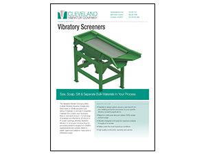 Vibratory Screener Equipment Catalog